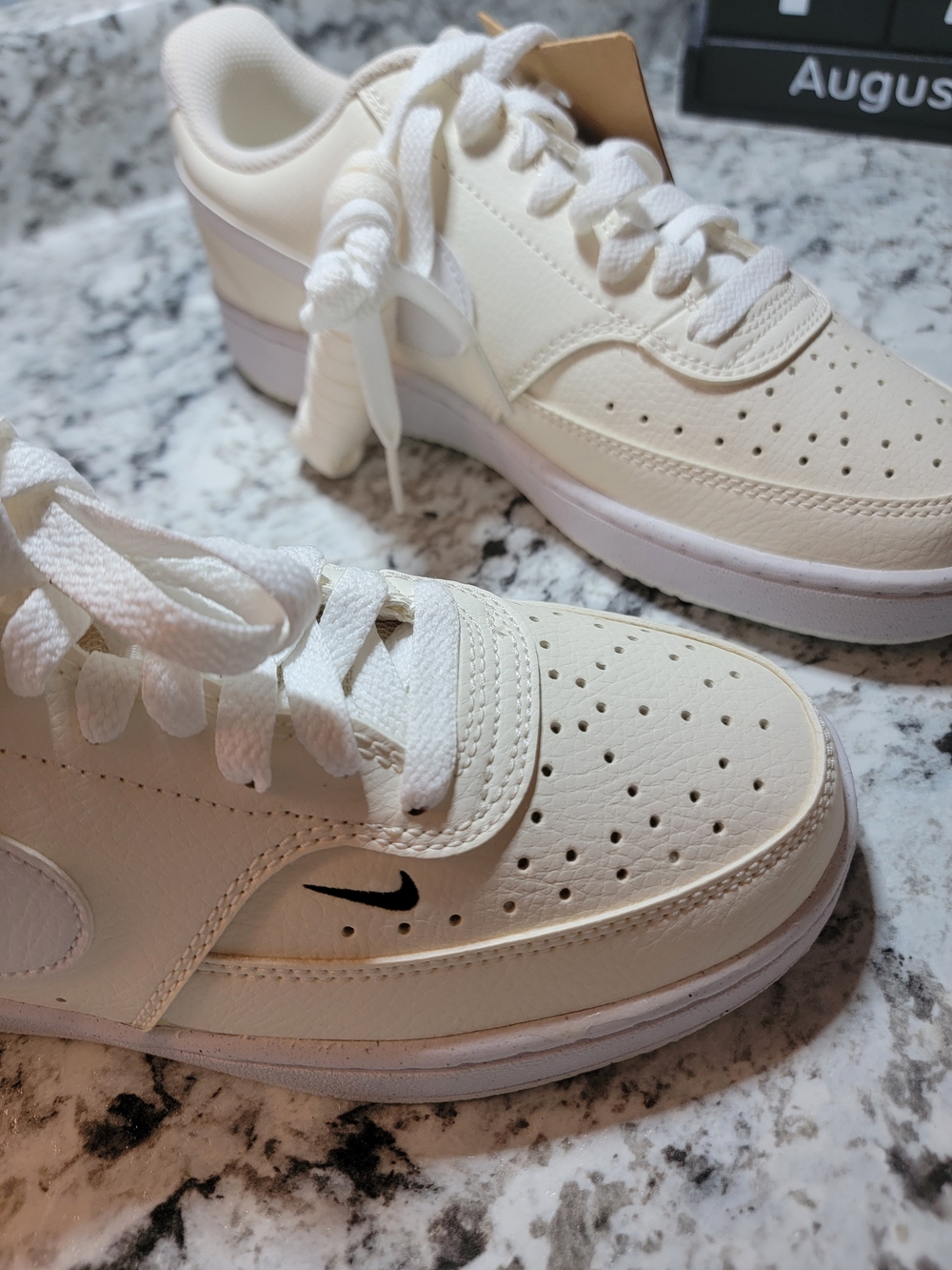 Nike Court Vision Low Kid's Sneakers (Size 7.5)
